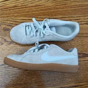 Nike Light Blue/grey Cortez Sneakers with Gum Sole